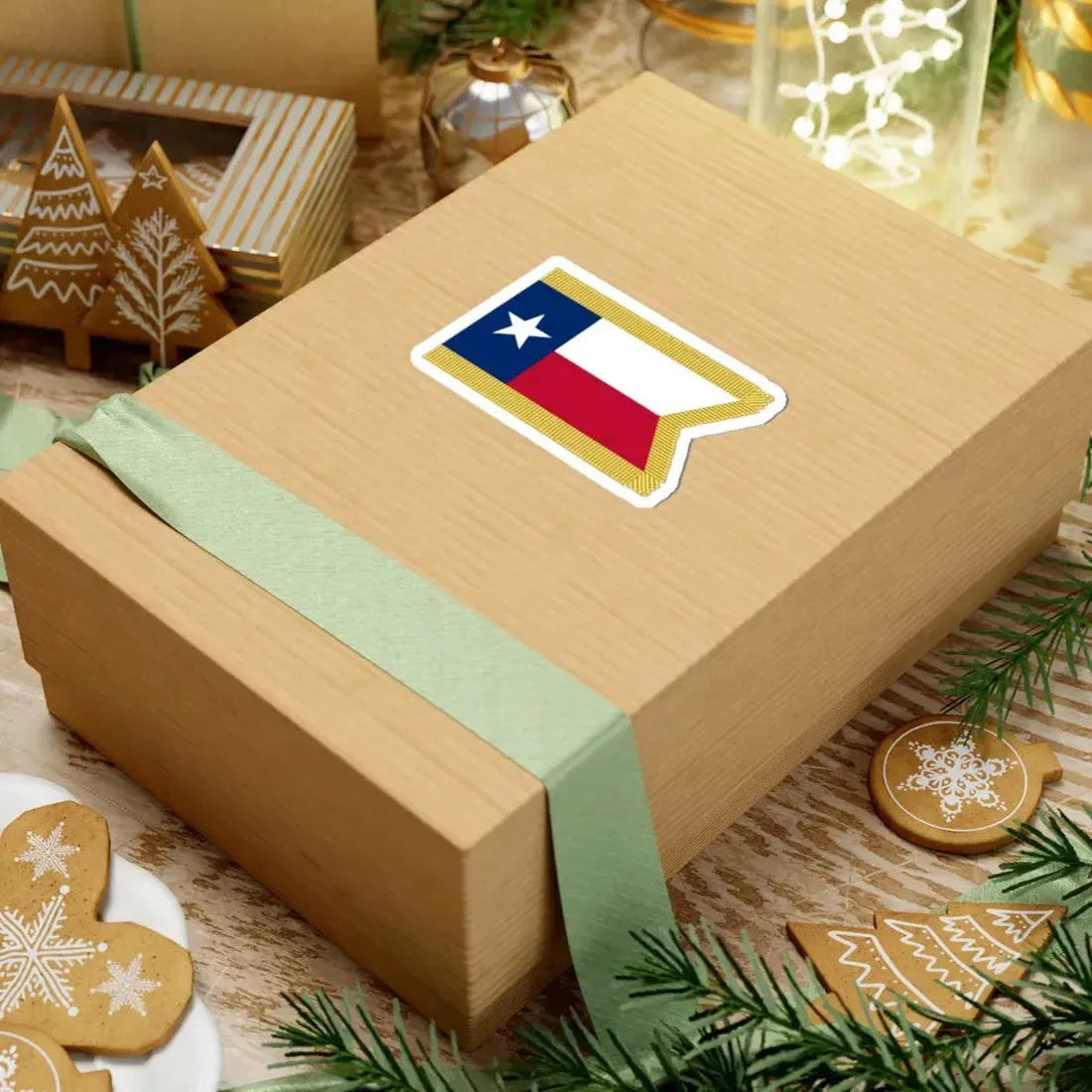 Texas Civil War Guidon (United States) STICKER Vinyl Kiss-Cut Decal - The Sticker Space