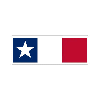 Texas Dodson Flag (United States) STICKER Vinyl Kiss-Cut Decal 2 Inch White - The Sticker Space