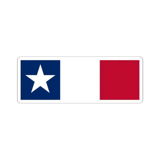 Texas Dodson Flag (United States) STICKER Vinyl Kiss-Cut Decal 2 Inch White - The Sticker Space