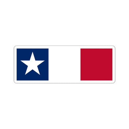 Texas Dodson Flag (United States) STICKER Vinyl Kiss-Cut Decal 3 Inch White - The Sticker Space
