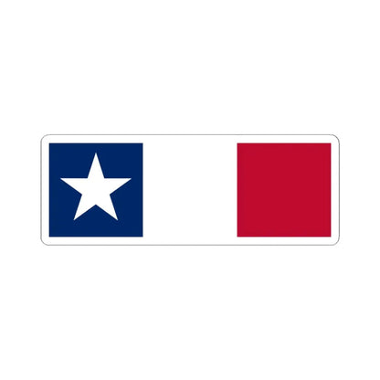 Texas Dodson Flag (United States) STICKER Vinyl Kiss-Cut Decal 4 Inch White - The Sticker Space