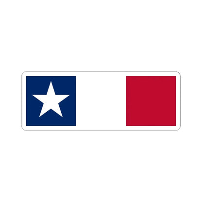 Texas Dodson Flag (United States) STICKER Vinyl Kiss-Cut Decal 6 Inch White - The Sticker Space