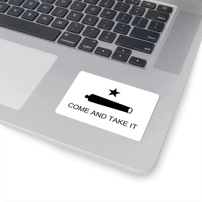 Texas Flag Come and Take It (United States) STICKER Vinyl Kiss-Cut Decal - The Sticker Space