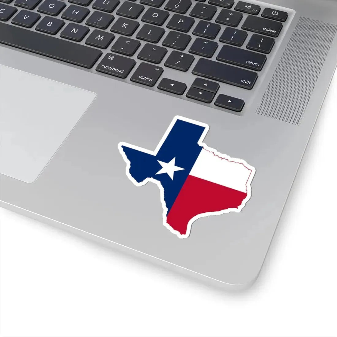 Texas flag map (United States) STICKER Vinyl Kiss-Cut Decal - The Sticker Space