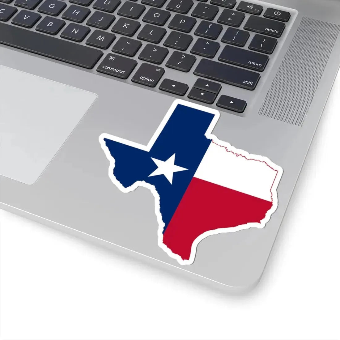Texas flag map (United States) STICKER Vinyl Kiss-Cut Decal - The Sticker Space