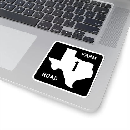 Texas FM 1 (Texas) (Road Sign) STICKER Vinyl Kiss-Cut Decal - The Sticker Space