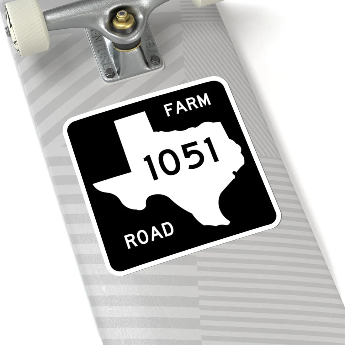 Texas FM 1051 (Texas) (Road Sign) STICKER Vinyl Kiss-Cut Decal - The Sticker Space