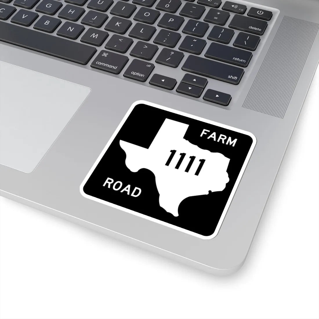 Texas FM 1111 (Texas) (Road Sign) STICKER Vinyl Kiss-Cut Decal - The Sticker Space