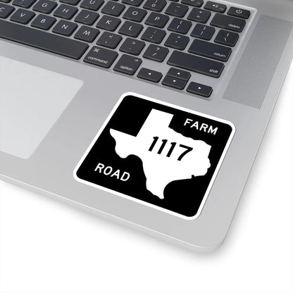 Texas FM 1117 (Texas) (Road Sign) STICKER Vinyl Kiss-Cut Decal - The Sticker Space