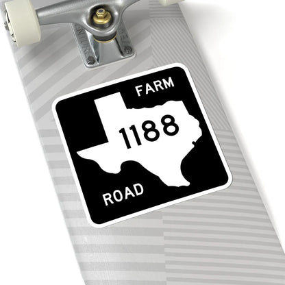 Texas FM 1188 (Texas) (Road Sign) STICKER Vinyl Kiss-Cut Decal - The Sticker Space