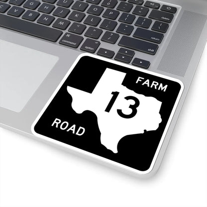 Texas FM 13 (Texas) (Road Sign) STICKER Vinyl Kiss-Cut Decal - The Sticker Space
