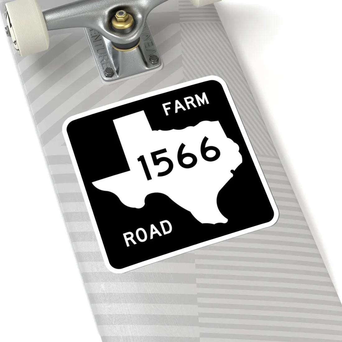 Texas FM 1566 (Texas) (Road Sign) STICKER Vinyl Kiss-Cut Decal - The Sticker Space