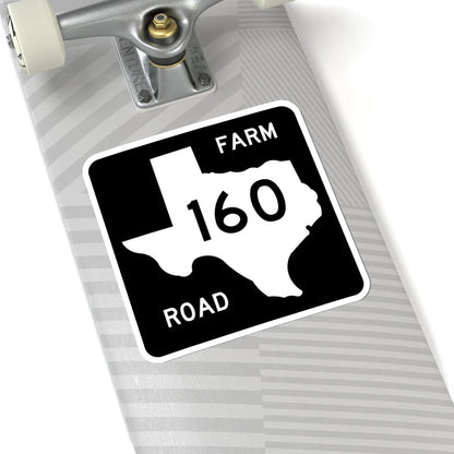 Texas FM 160 (Texas) (Road Sign) STICKER Vinyl Kiss-Cut Decal - The Sticker Space