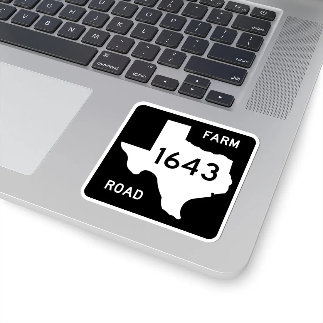 Texas FM 1643 (Texas) (Road Sign) STICKER Vinyl Kiss-Cut Decal - The Sticker Space