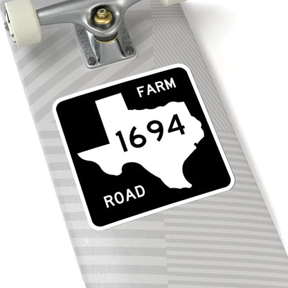 Texas FM 1694 (Texas) (Road Sign) STICKER Vinyl Kiss-Cut Decal - The Sticker Space