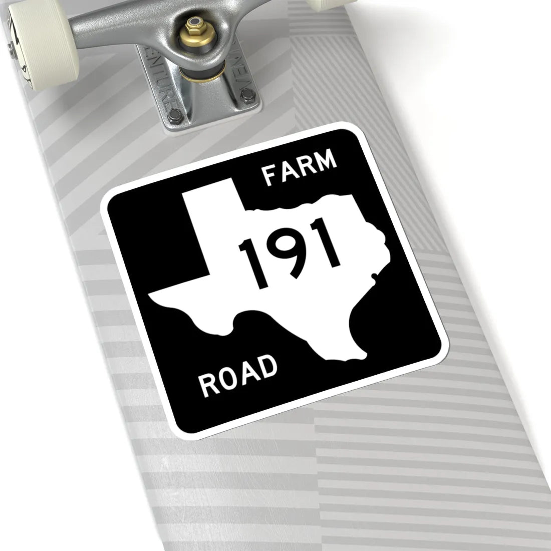 Texas FM 191 (Texas) (Road Sign) STICKER Vinyl Kiss-Cut Decal - The Sticker Space