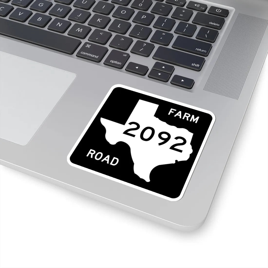 Texas FM 2092 (Texas) (Road Sign) STICKER Vinyl Kiss-Cut Decal - The Sticker Space