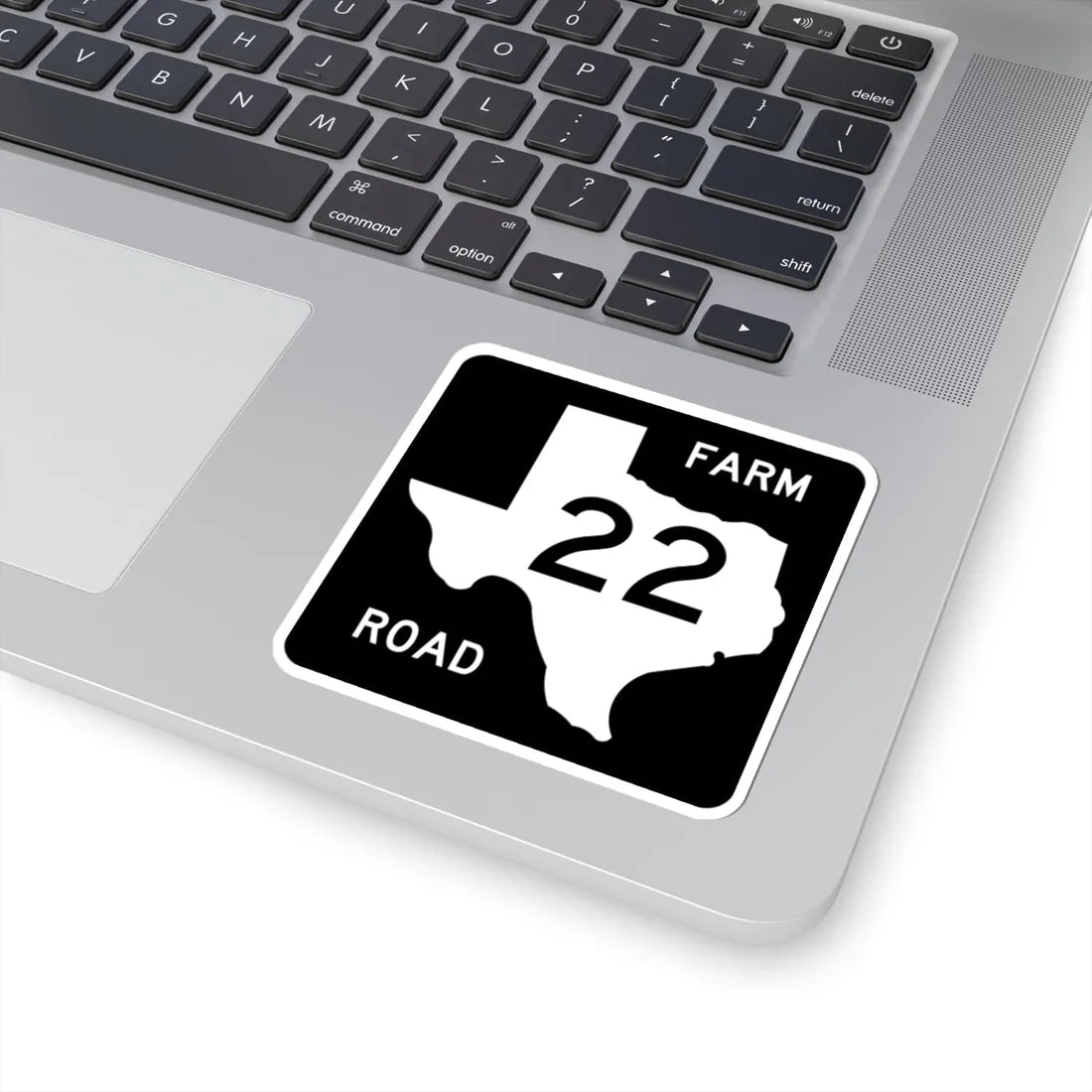 Texas FM 22 (Texas) (Road Sign) STICKER Vinyl Kiss-Cut Decal - The Sticker Space