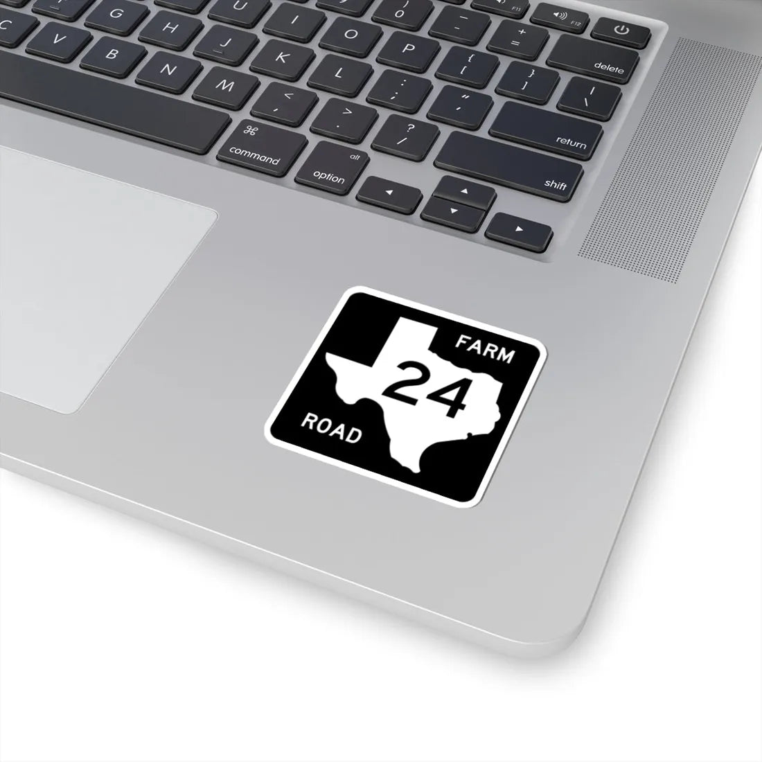Texas FM 24 (Texas) (Road Sign) STICKER Vinyl Kiss-Cut Decal - The Sticker Space