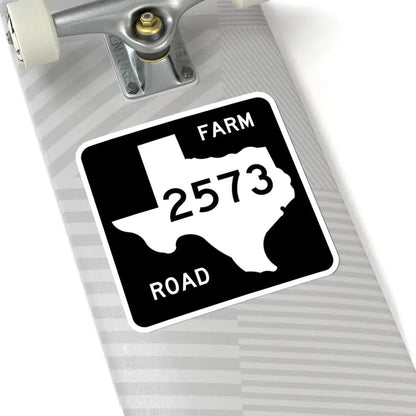 Texas FM 2573 (Texas) (Road Sign) STICKER Vinyl Kiss-Cut Decal - The Sticker Space