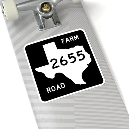 Texas FM 2655 (Texas) (Road Sign) STICKER Vinyl Kiss-Cut Decal - The Sticker Space