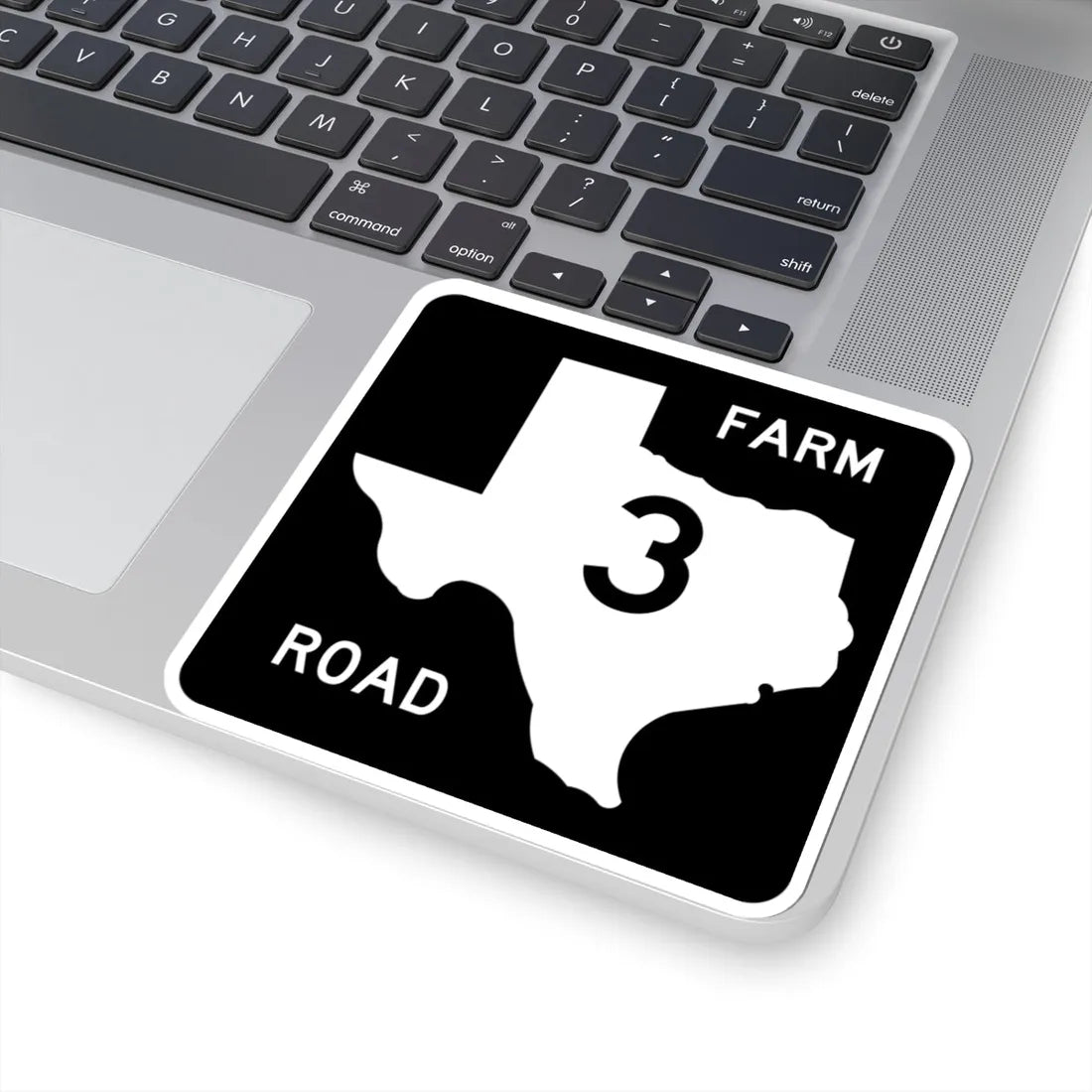 Texas FM 3 (Texas) (Road Sign) STICKER Vinyl Kiss-Cut Decal - The Sticker Space