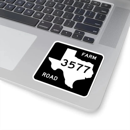 Texas FM 3577 (Texas) (Road Sign) STICKER Vinyl Kiss-Cut Decal - The Sticker Space