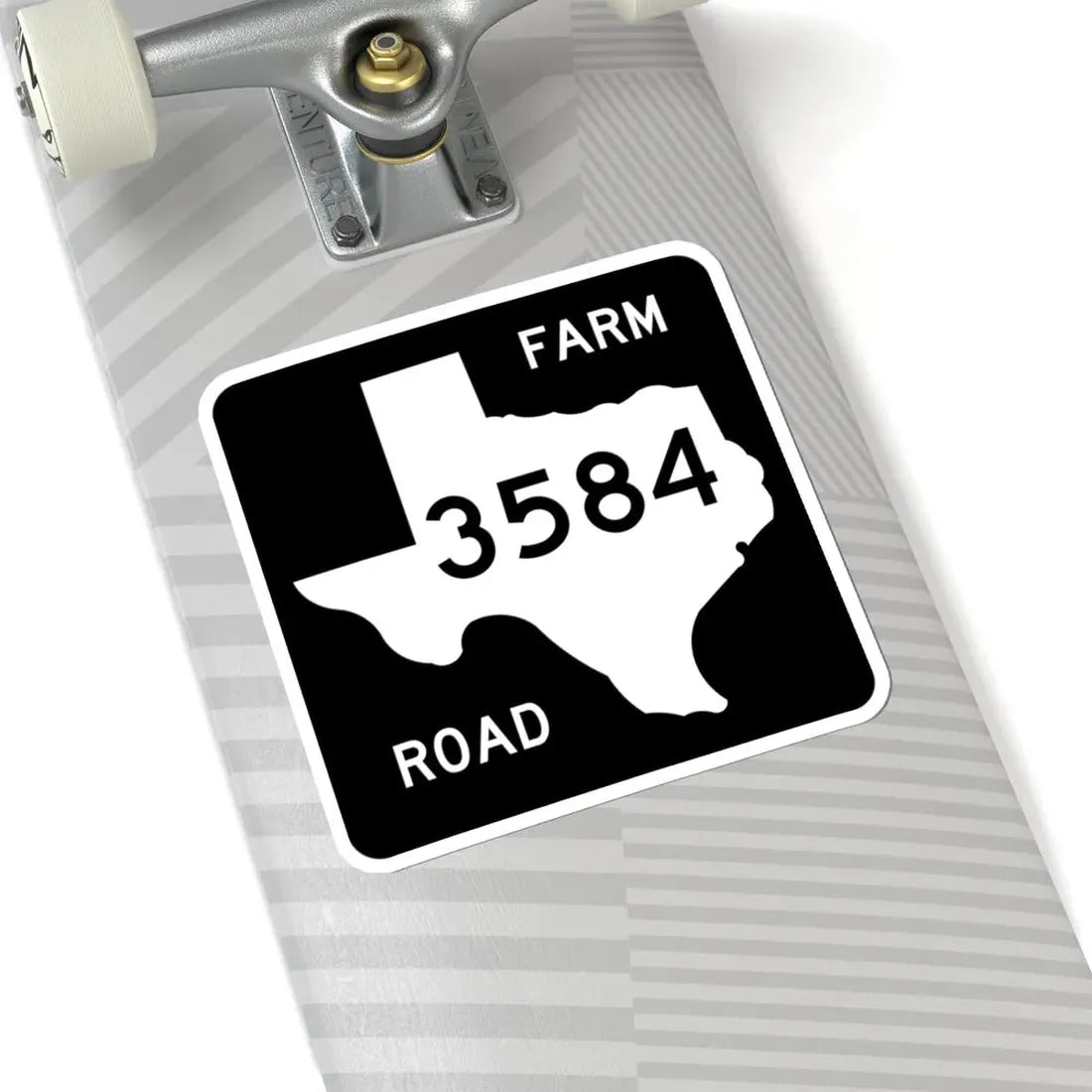 Texas FM 3584 (Texas) (Road Sign) STICKER Vinyl Kiss-Cut Decal - The Sticker Space