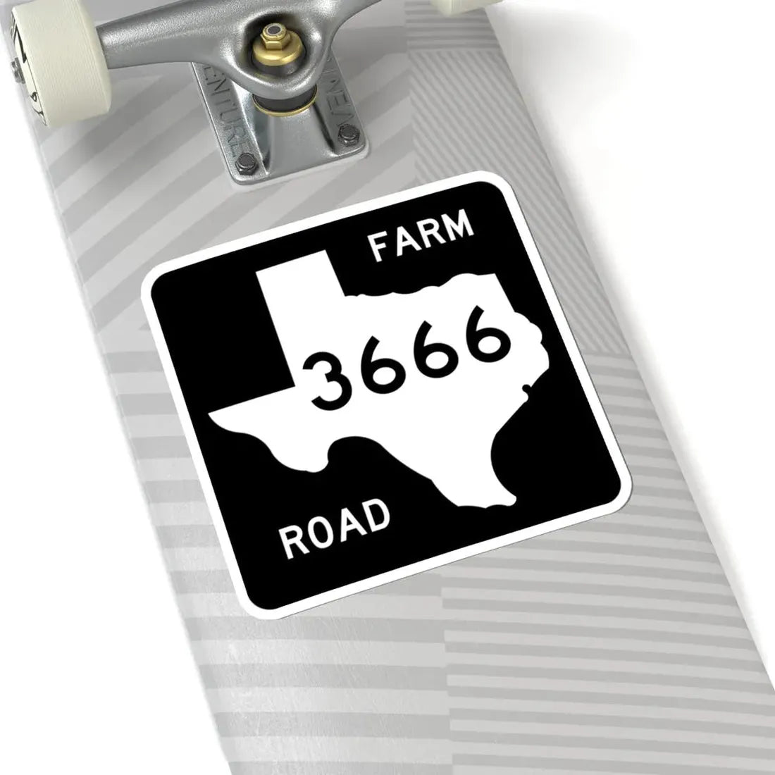 Texas FM 3666 (Texas) (Road Sign) STICKER Vinyl Kiss-Cut Decal - The Sticker Space