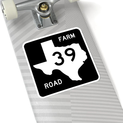 Texas FM 39 (Texas) (Road Sign) STICKER Vinyl Kiss-Cut Decal - The Sticker Space