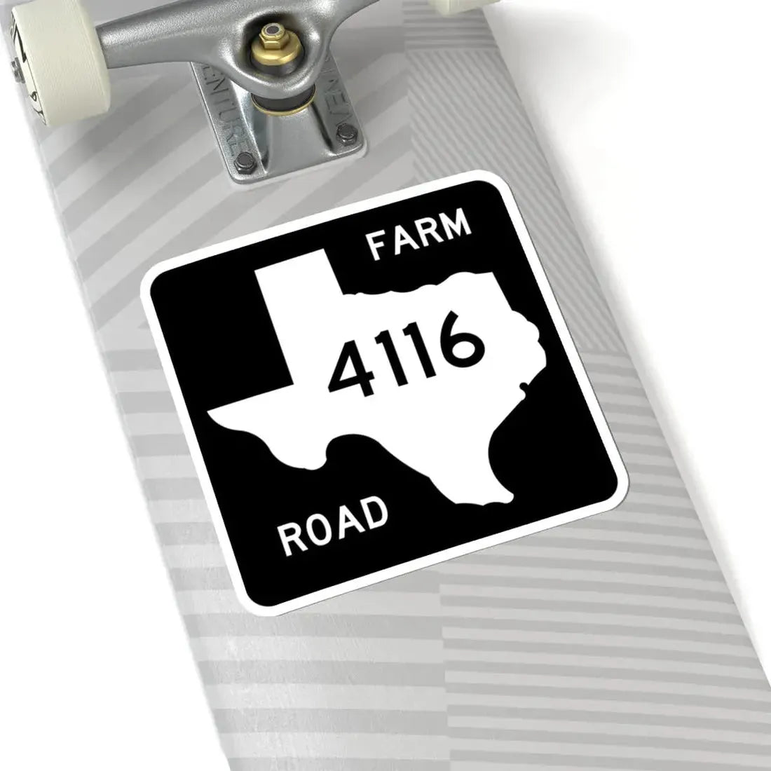Texas FM 4116 (Texas) (Road Sign) STICKER Vinyl Kiss-Cut Decal - The Sticker Space