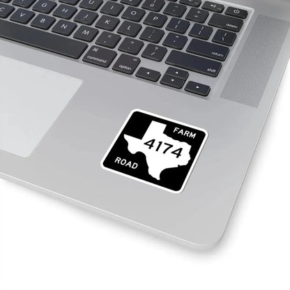 Texas FM 4174 (Texas) (Road Sign) STICKER Vinyl Kiss-Cut Decal - The Sticker Space
