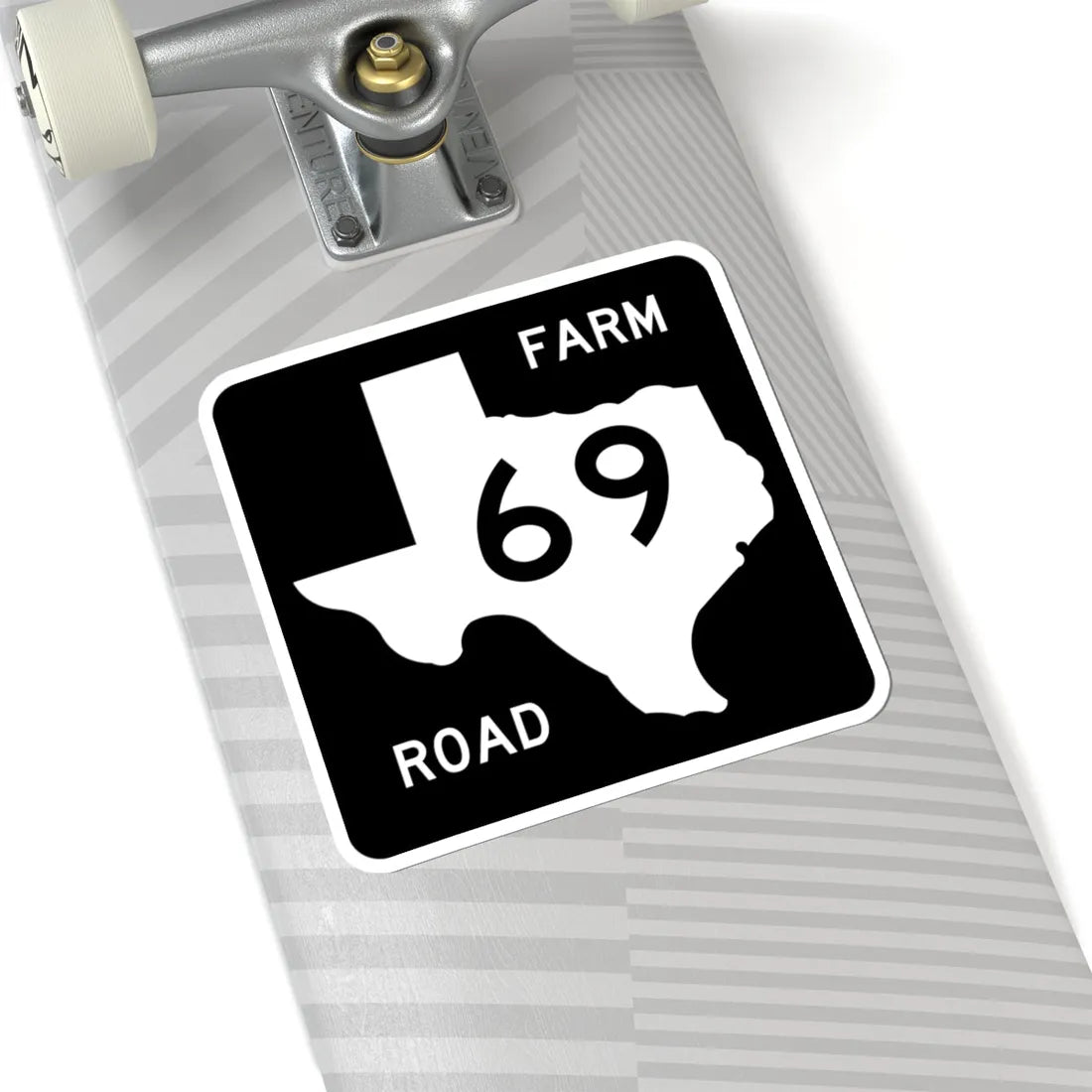 Texas FM 69 (Texas) (Road Sign) STICKER Vinyl Kiss-Cut Decal - The Sticker Space