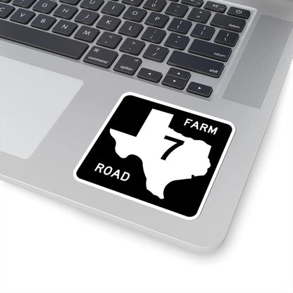 Texas FM 7 (Texas) (Road Sign) STICKER Vinyl Kiss-Cut Decal - The Sticker Space