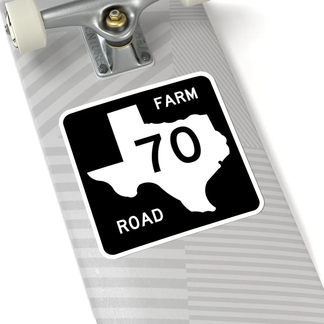 Texas FM 70 (Texas) (Road Sign) STICKER Vinyl Kiss-Cut Decal - The Sticker Space
