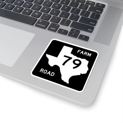 Texas FM 79 (Texas) (Road Sign) STICKER Vinyl Kiss-Cut Decal - The Sticker Space