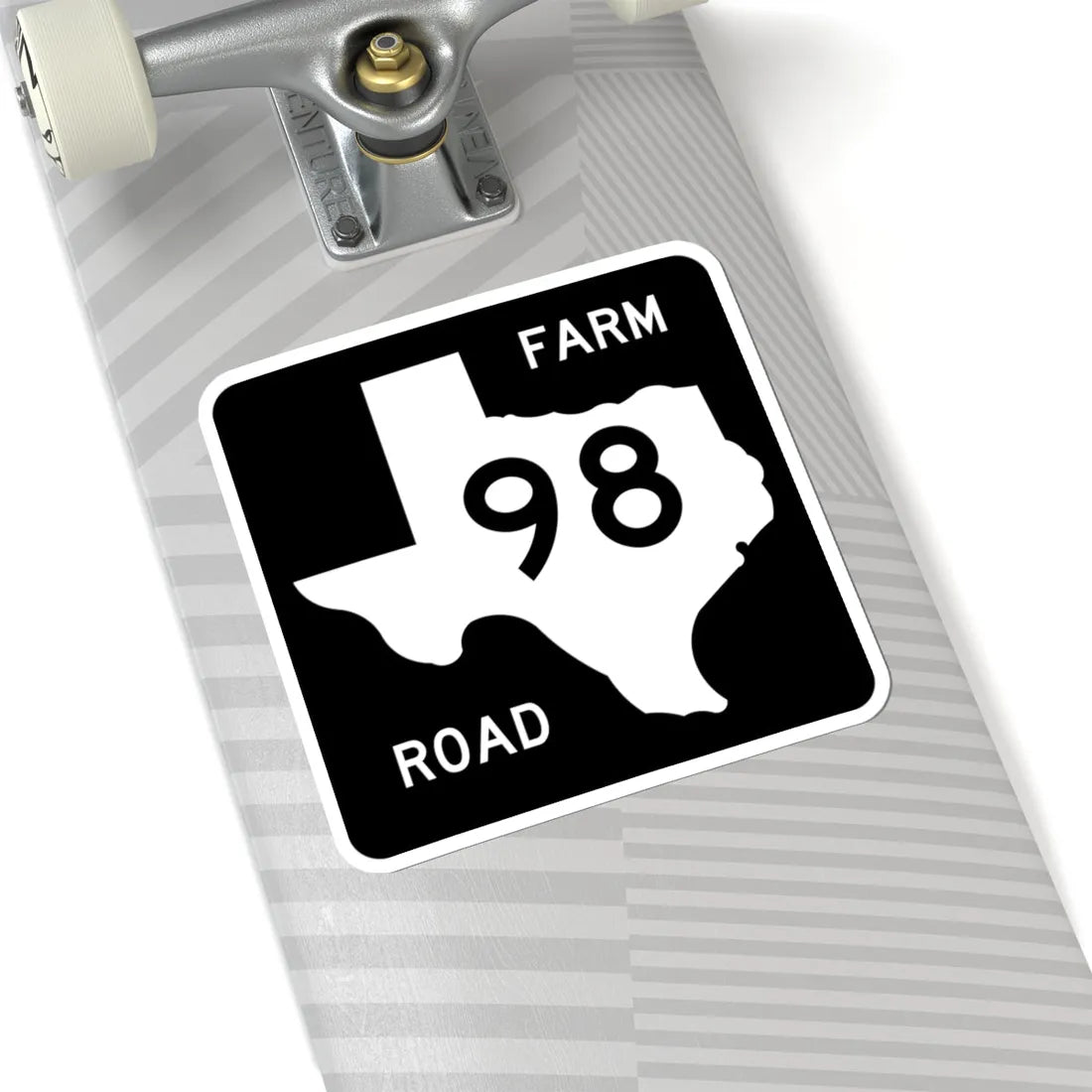 Texas FM 98 (Texas) (Road Sign) STICKER Vinyl Kiss-Cut Decal - The Sticker Space