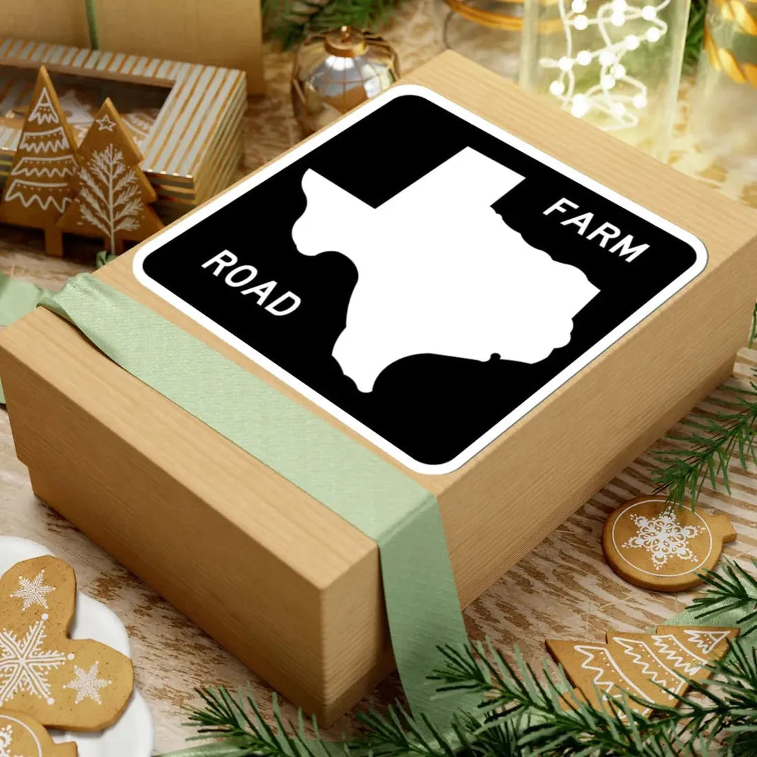 Texas FM blank (Texas) (Road Sign) STICKER Vinyl Kiss-Cut Decal - The Sticker Space