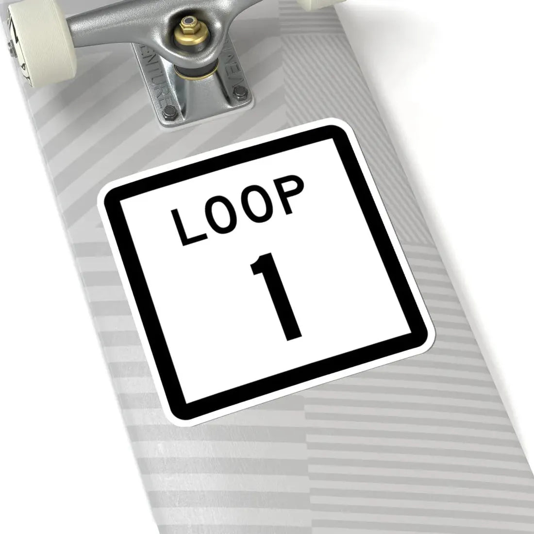 Texas Loop 1 (Texas) (Road Sign) STICKER Vinyl Kiss-Cut Decal - The Sticker Space