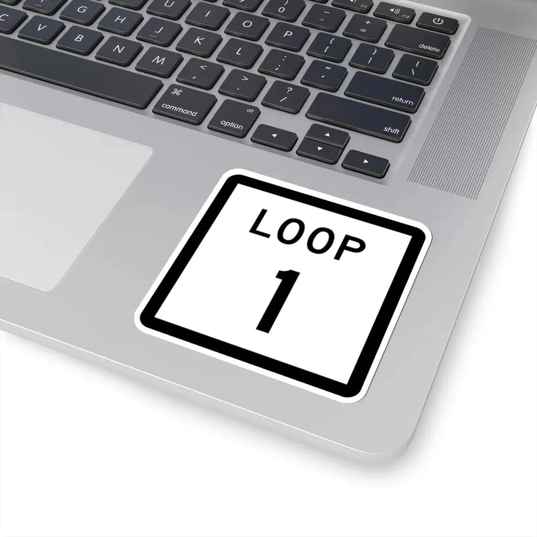 Texas Loop 1 (Texas) (Road Sign) STICKER Vinyl Kiss-Cut Decal - The Sticker Space