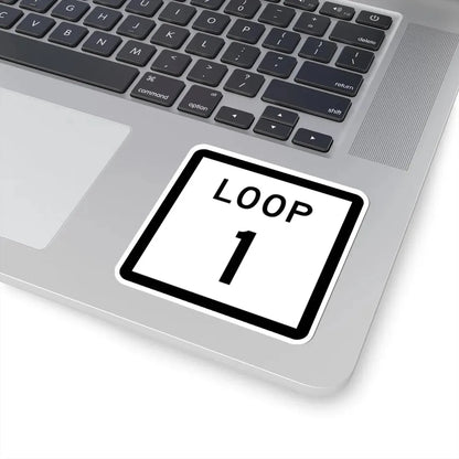 Texas Loop 1 (Texas) (Road Sign) STICKER Vinyl Kiss-Cut Decal - The Sticker Space