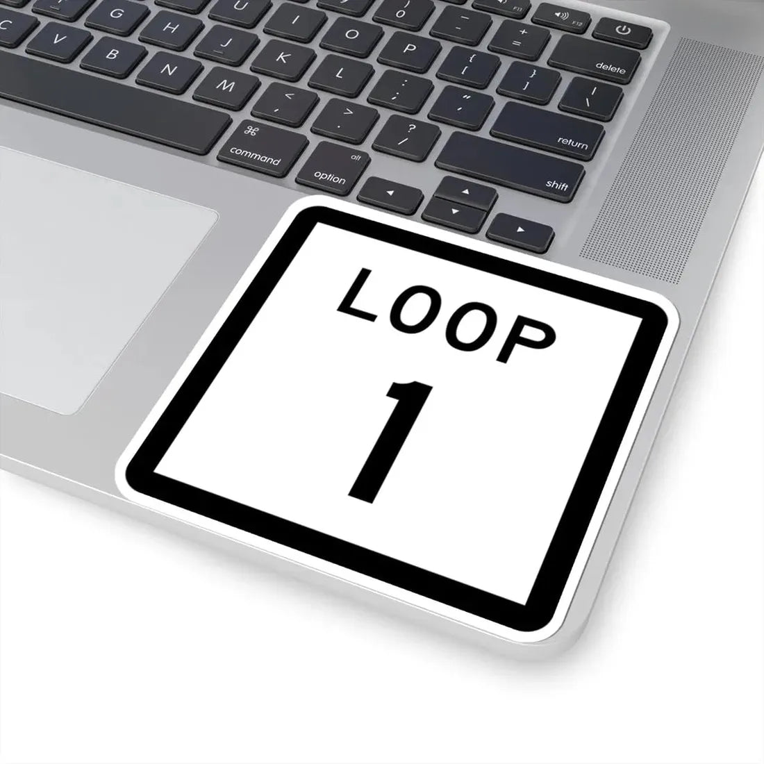 Texas Loop 1 (Texas) (Road Sign) STICKER Vinyl Kiss-Cut Decal - The Sticker Space