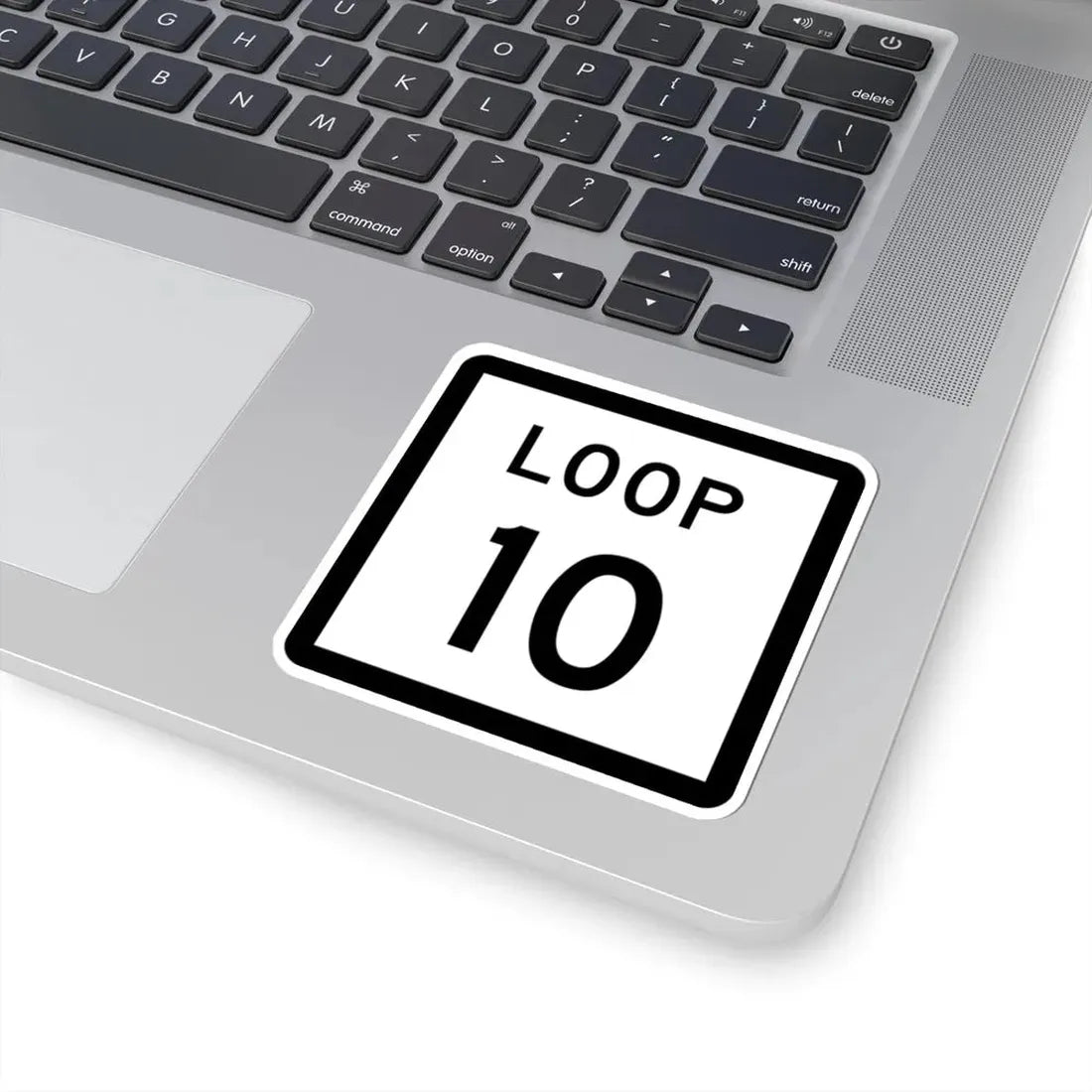 Texas Loop 10 (Texas) (Road Sign) STICKER Vinyl Kiss-Cut Decal - The Sticker Space