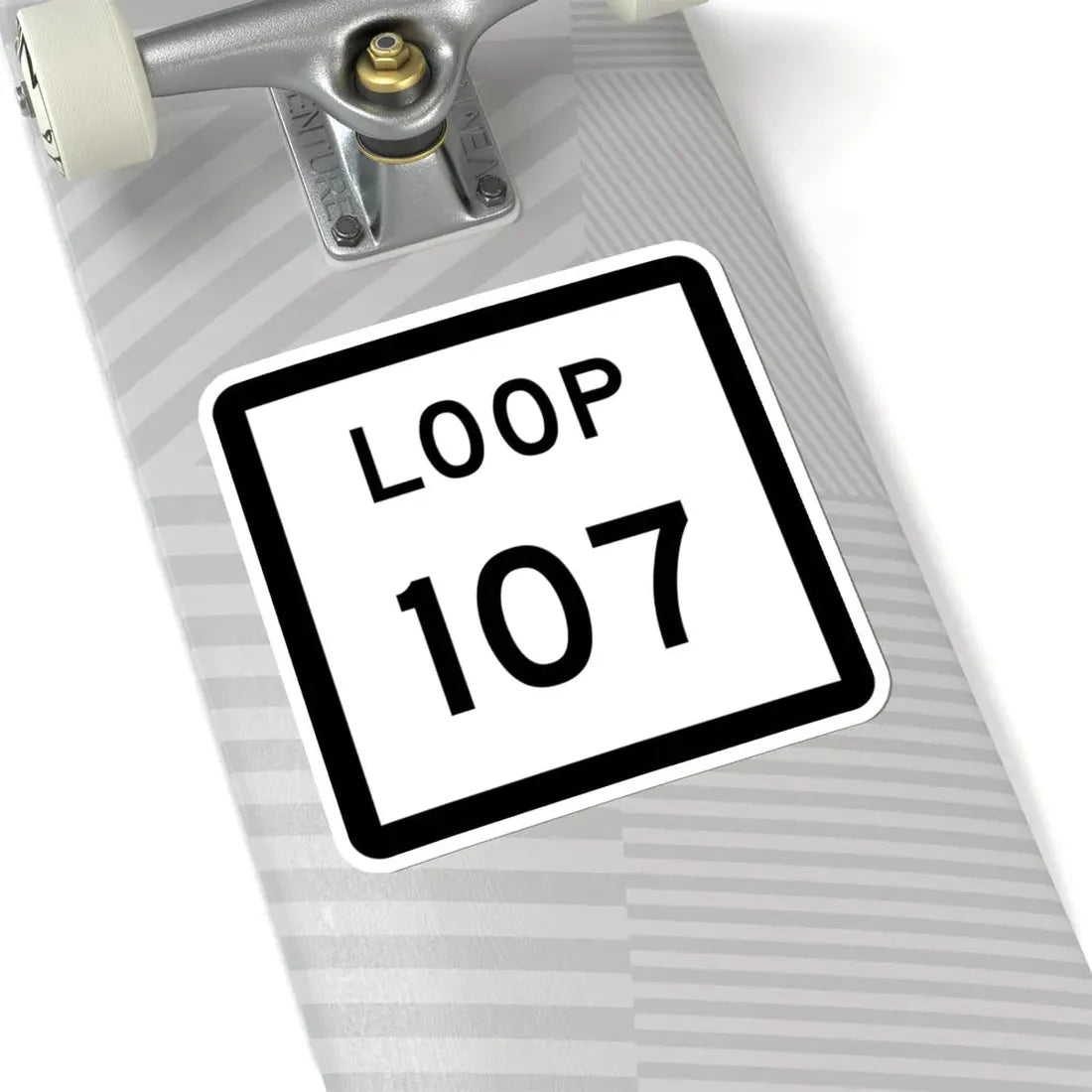 Texas Loop 107 (Texas) (Road Sign) STICKER Vinyl Kiss-Cut Decal - The Sticker Space