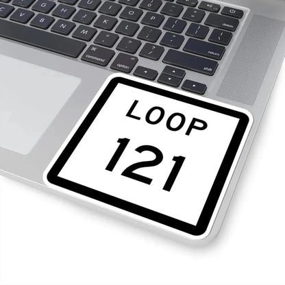 Texas Loop 121 (Texas) (Road Sign) STICKER Vinyl Kiss-Cut Decal - The Sticker Space