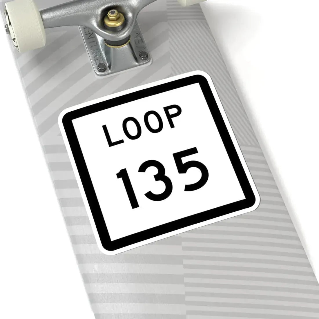 Texas Loop 135 (Texas) (Road Sign) STICKER Vinyl Kiss-Cut Decal - The Sticker Space