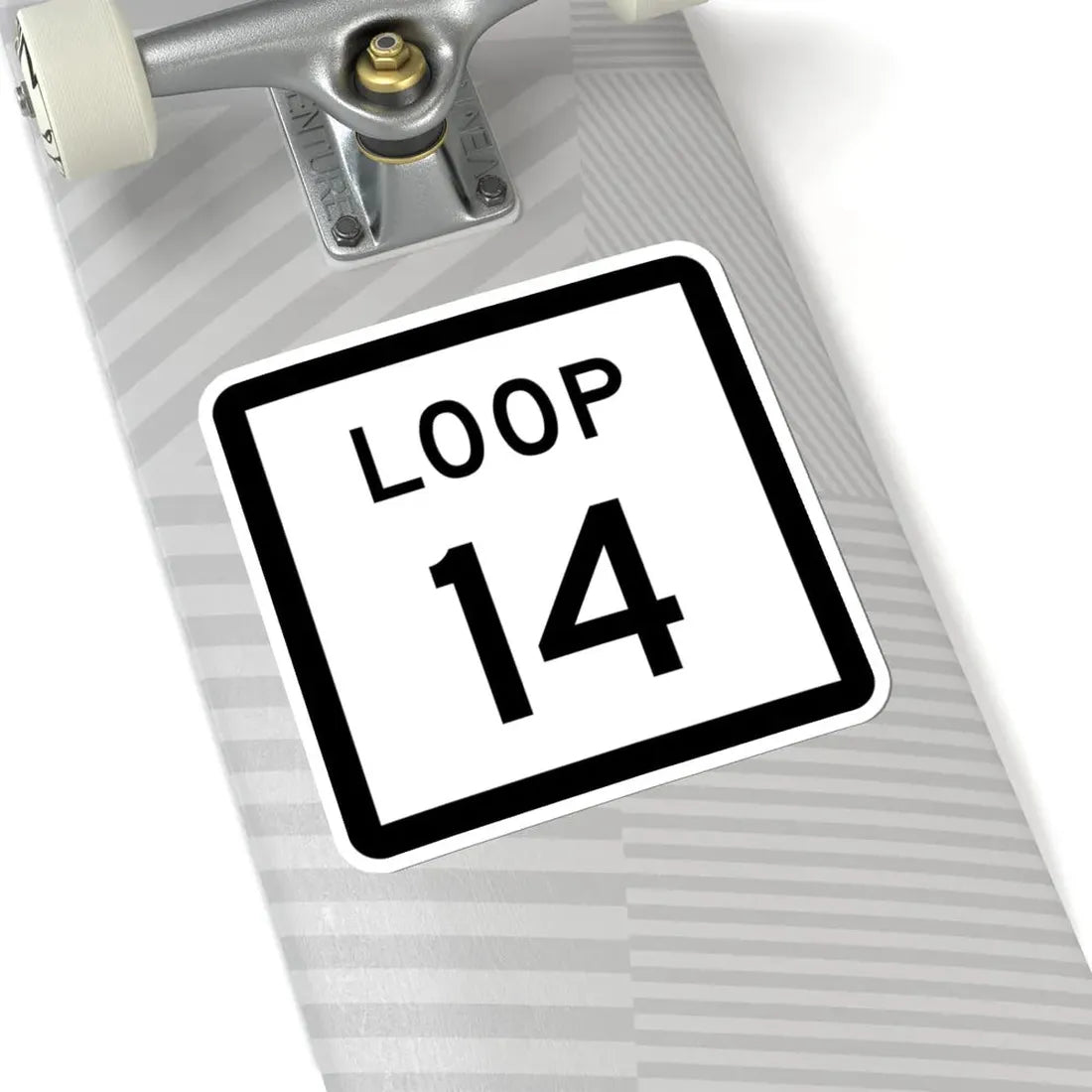 Texas Loop 14 (Texas) (Road Sign) STICKER Vinyl Kiss-Cut Decal - The Sticker Space