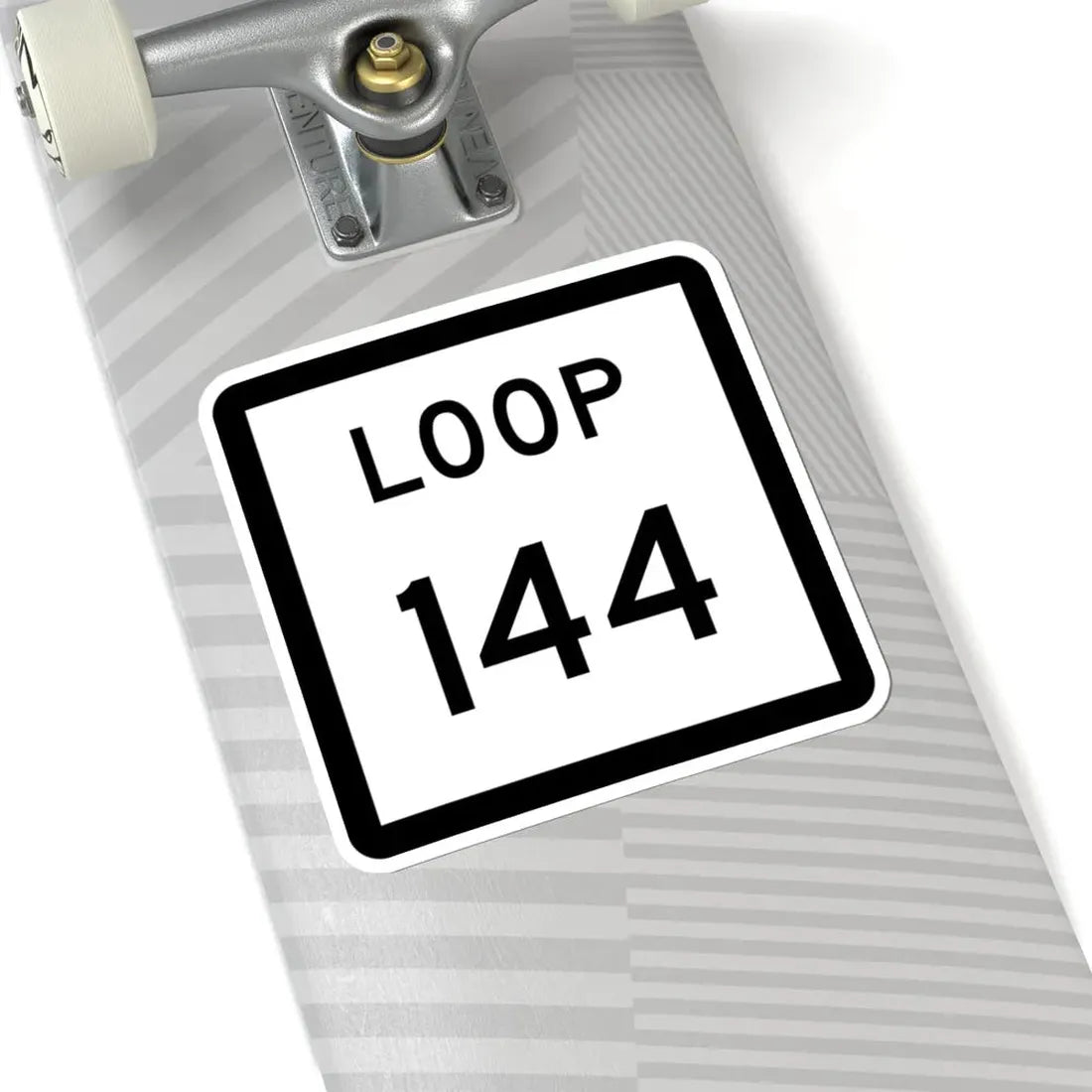 Texas Loop 144 (Texas) (Road Sign) STICKER Vinyl Kiss-Cut Decal - The Sticker Space