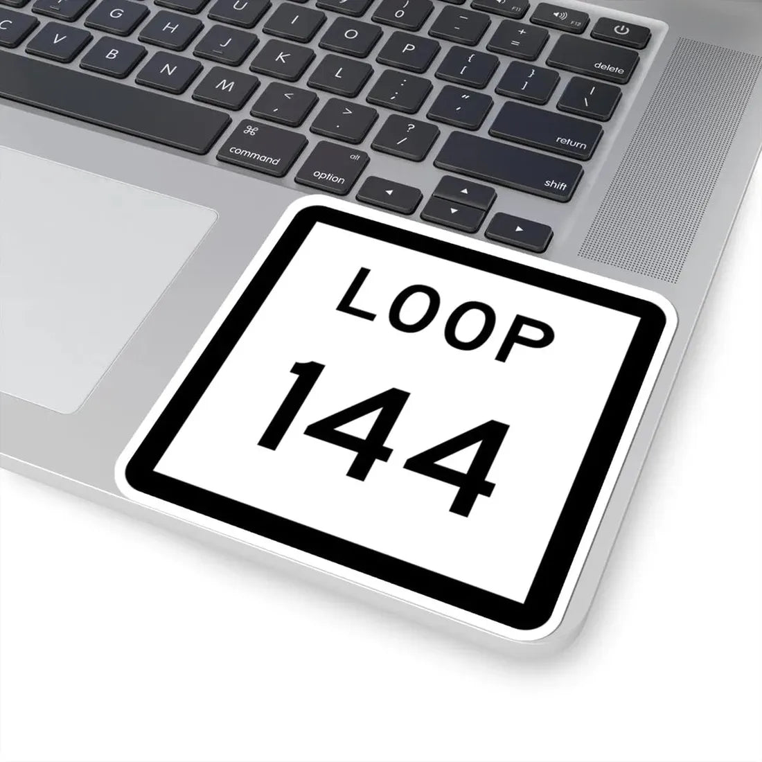 Texas Loop 144 (Texas) (Road Sign) STICKER Vinyl Kiss-Cut Decal - The Sticker Space