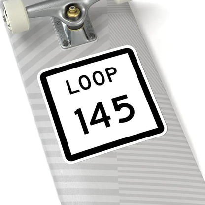 Texas Loop 145 (Texas) (Road Sign) STICKER Vinyl Kiss-Cut Decal - The Sticker Space